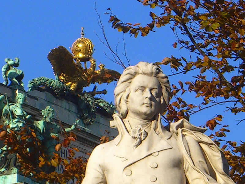 Mozart Denkmal Burggarten