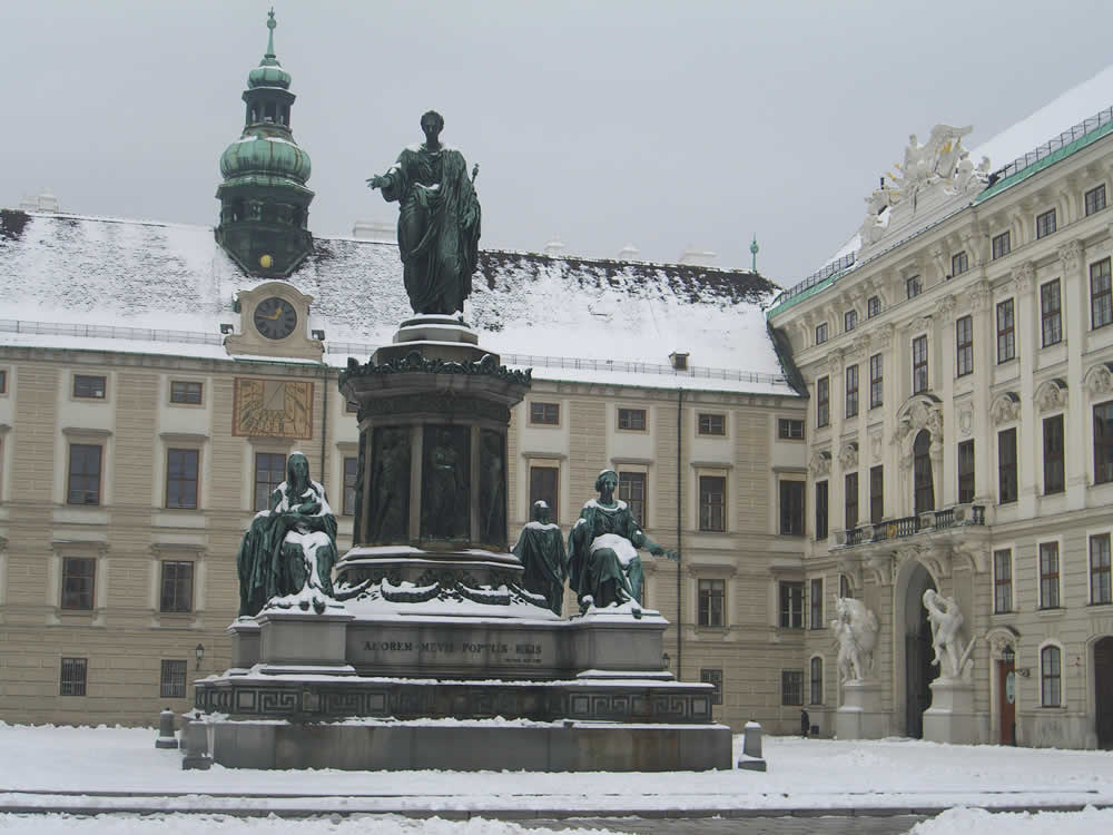 Schnee in Wien